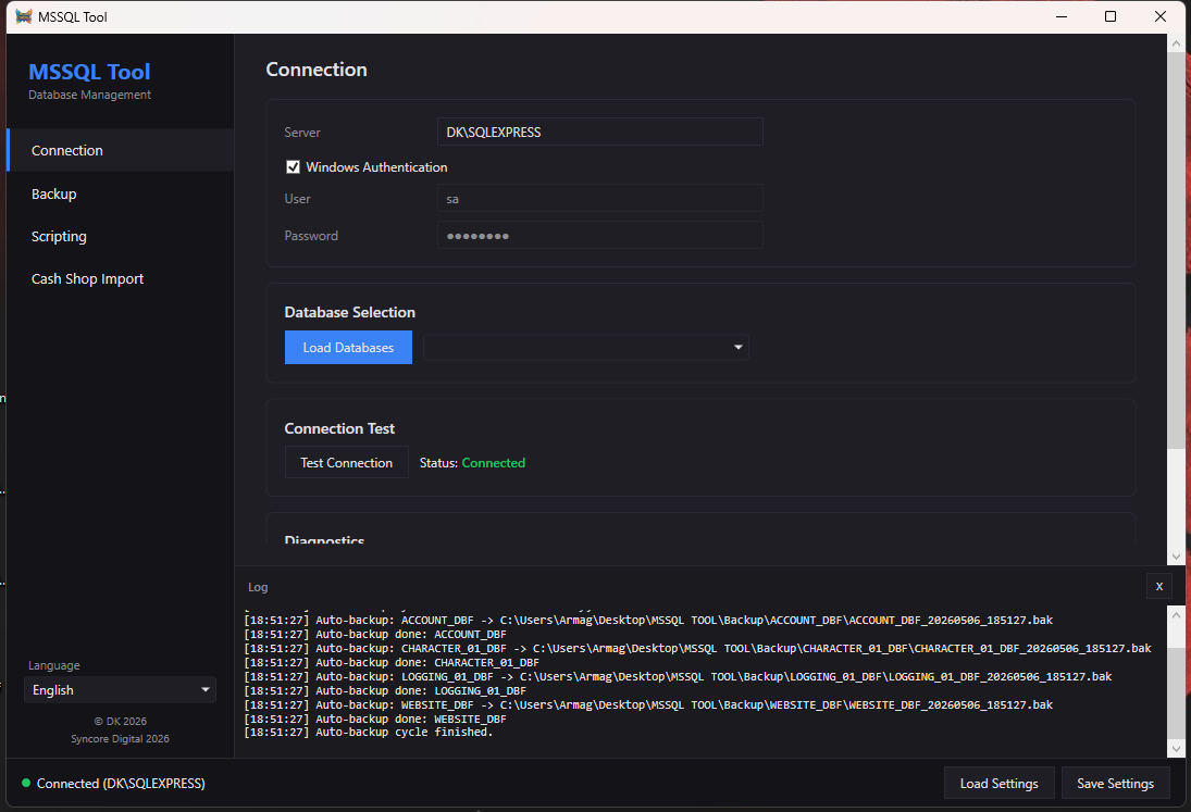 MSSQL Screenshot 1